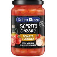 Sofrito de tomate y cebolla GALLINA BLANCA, frasco 325 g