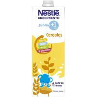 Leche crecimiento con cereales 1+ NESTLÉ, brik 1 litro