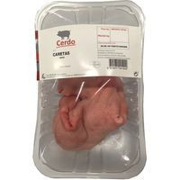 Caretas de cerdo EROSKI, bandeja aprox. 600 g