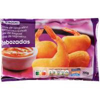 Colas de langostino rebozadas EROSKI, bolsa 300 g