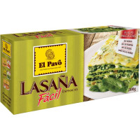 Lasaña fácil con espinacas EL PAVO, 18 placas, caja 200 g