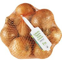 Cebolla blanca EROSKI, malla 2 kg