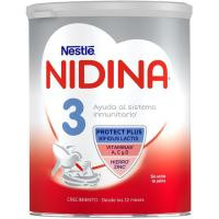 Leche de continuación NESTLÉ NIDINA Premium 3, lata 800 g