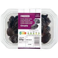 Ciruelas con hueso EROSKI, tarrina 320 g