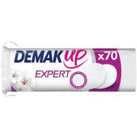 Discos desmaquillantes redondos expert DEMAK'UP, paquete 70 uds.