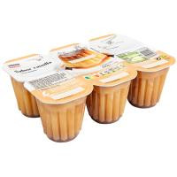 Flan de vainilla EROSKI basic, pack 6x100 g