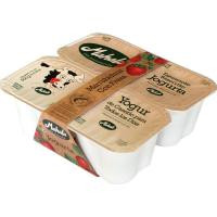Yogur sabor fresa MAHALA, pack 4x125 g