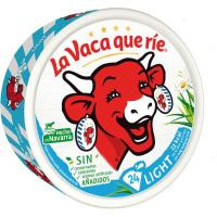 Queso fundido light LA VACA QUE RIE, 24 porciones, caja 375 g