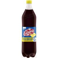 Tinto de verano limón 0,0% alcohol LA CASERA, botella 1,5 litros