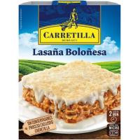 Lasaña a la boloñesa CARRETILLA, bandeja 375 g