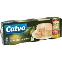 Atún claro en aceite de oliva La Española CALVO, pack 3x100 g