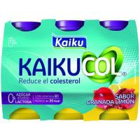 Reductor de colesterol granada-limón KAIKUCOL Zero, pack 6x65 ml