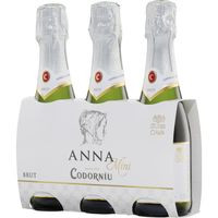 Cava Brut CODORNÍU ANNA, pack 3x20 cl