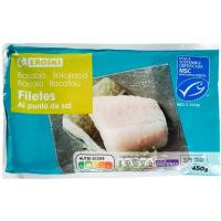 Filetes de bacalao MSC EROSKI, bolsa 450 g