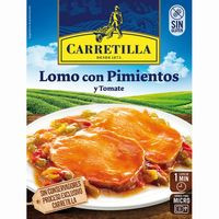 Lomo con pimientos CARRETILLA, bandeja 250 g
