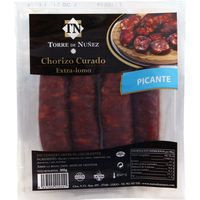 Chorizo extra lomo picante TORRE DE NUÑEZ, sobre 300 g