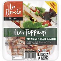 Tiras de pollo FUN TOPPINGS LA PILA, bandeja 125 g