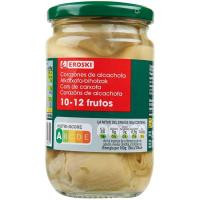 Alcachofa 10/12 frutos EROSKI, frasco 175 g