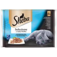 Pescado en salsa SHEBA, pack 4x85 g