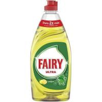Lavavajillas mano limón FAIRY, botella 615 ml