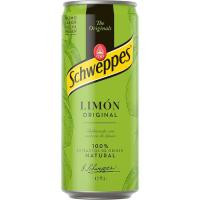 Refresco de limón con gas SCHWEPPES, lata 33 cl