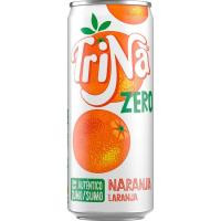 Refresco de naranja sin gas light TRINA, lata 33 cl