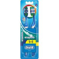 Cepillo de dientes medio ORAL-B CLEAN, pack 2 uds
