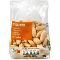 Almendras crudas EROSKI, bolsa 175 g