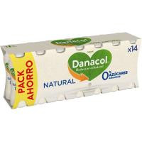 Danacol para beber natural DANONE, pack 14x110 ml