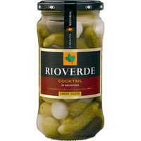 Cocktail de encurtidos RIOVERDE, frasco 180 g