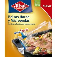 Bolsa de horno para asar ALBAL, caja 5 uds