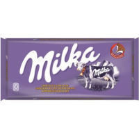 Chocolate con leche MILKA, tableta 125 g