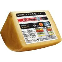 Queso Idiazabal ahumado EROSKI SELEQTIA, cuña aprox. 250 g