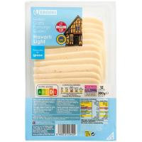 Queso Havarti light EROSKI, lonchas, bandeja 300 g