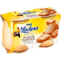 Postre lácteo de toffe LA LECHERA, pack 2x125 g