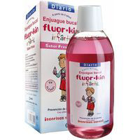 Enjugue bucal infantil de fresa KIN, botella 500 ml