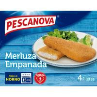 Filete de merluza empanado PESCANOVA, caja 340 g