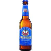 Cerveza de trigo sin alcohol alemana ERDINGER, botellín 33 cl