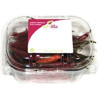 Pimiento picante rojo fresco, bandeja 100 g