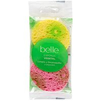 Esponja desmaquillante vegetal BELLE, pack 2 unid.