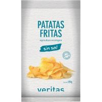 Patatas fritas sin sal girasol VERITAS, bolsa 125 g