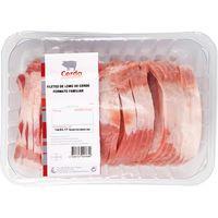 Filetes lomo cerdo formato ahorro XXL EROSKI, bandeja aprox. 1.2 kg
