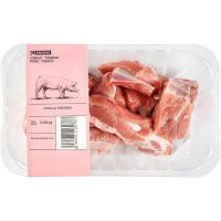 Costilla troceada de cerdo EROSKI, bandeja 450 g