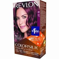 Tinte borgoña N.48 REVLON COLORSILK, caja 1 ud