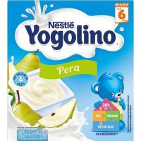 Yogolino de pera NESTLÉ, pack 4x100 g