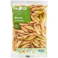 Picos camperos con aceite de oliva EROSKI, bolsa 250 g