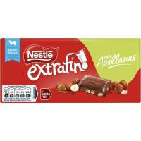 Chocolate con avellanas NESTLÉ, tableta 123 g