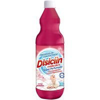 Fregasuelos superperfumado pétalos DISICLIN, botella 1 litro