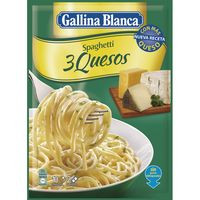 Spaghetti 3 quesos GALLINA BLANCA, sobre 175 g