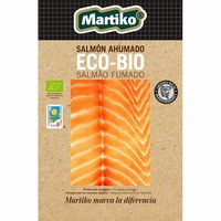 Salmón ahumado Ecobio MARTIKO, sobre 80 g